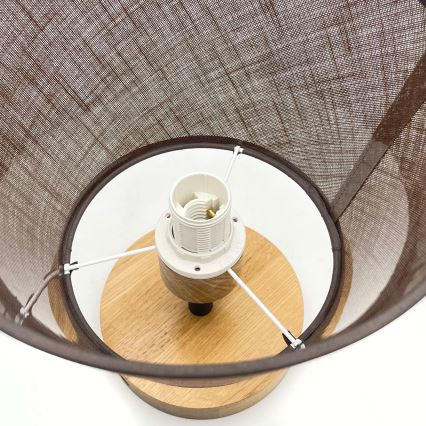 Nadgradni luster ANTONIO 1xE14/40W/230V braon/hrast