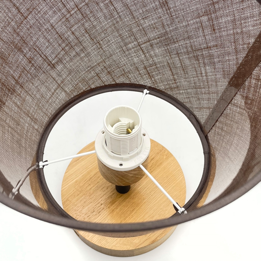 Nadgradni luster ANTONIO 1xE14/40W/230V braon/hrast