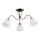 Nadgradni luster ARIEL 3xE27/15W/230V sivo