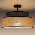 Nadgradni luster BOHO 1xE27/60W/230V braon/bež