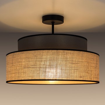Nadgradni luster BOHO 1xE27/60W/230V braon/bež