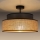 Nadgradni luster BOHO 1xE27/60W/230V braon/bež
