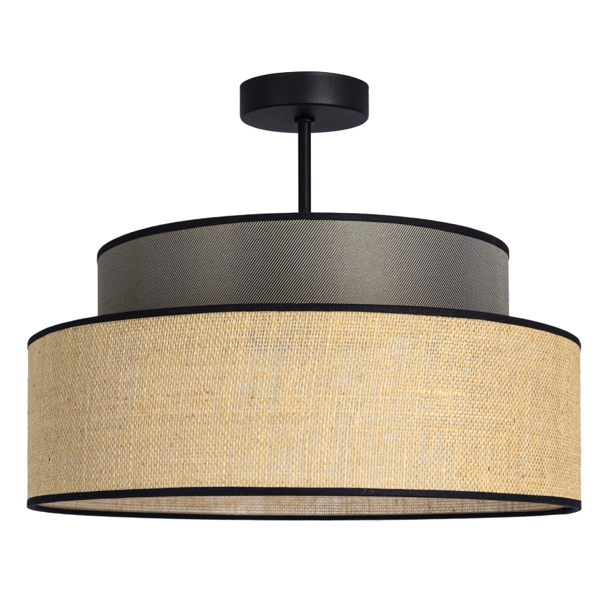 Nadgradni luster BOHO 1xE27/60W/230V braon/bež