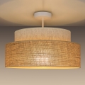 Nadgradni luster BOHO 1xE27/60W/230V kremasta/bež