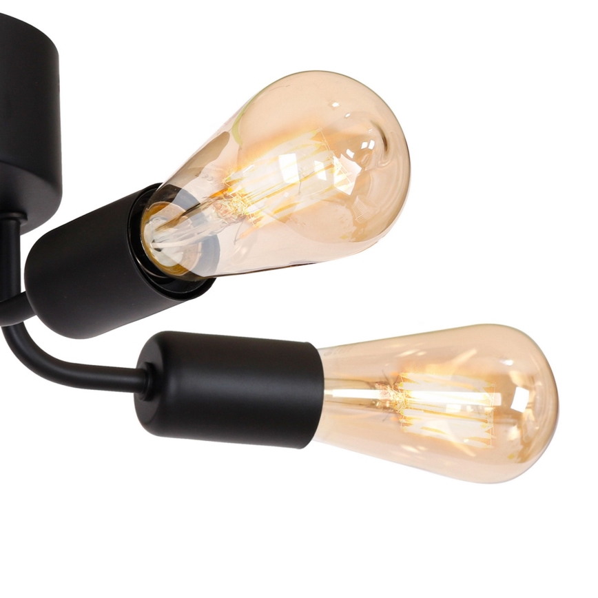 Nadgradni luster BRENDA 5xE27/60W/230V crno