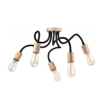 Nadgradni luster CAMERON 5xE27/60W/230V bukva