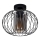 Nadgradni luster CORRINI 1xE27/60W/230V pr. 25 cm crno/sivo