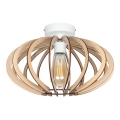 Nadgradni luster EARTH 1xE27/60W/230V bela/bež