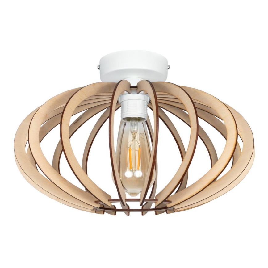 Nadgradni luster EARTH 1xE27/60W/230V bela/bež