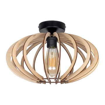 Nadgradni luster EARTH 1xE27/60W/230V crno/bež