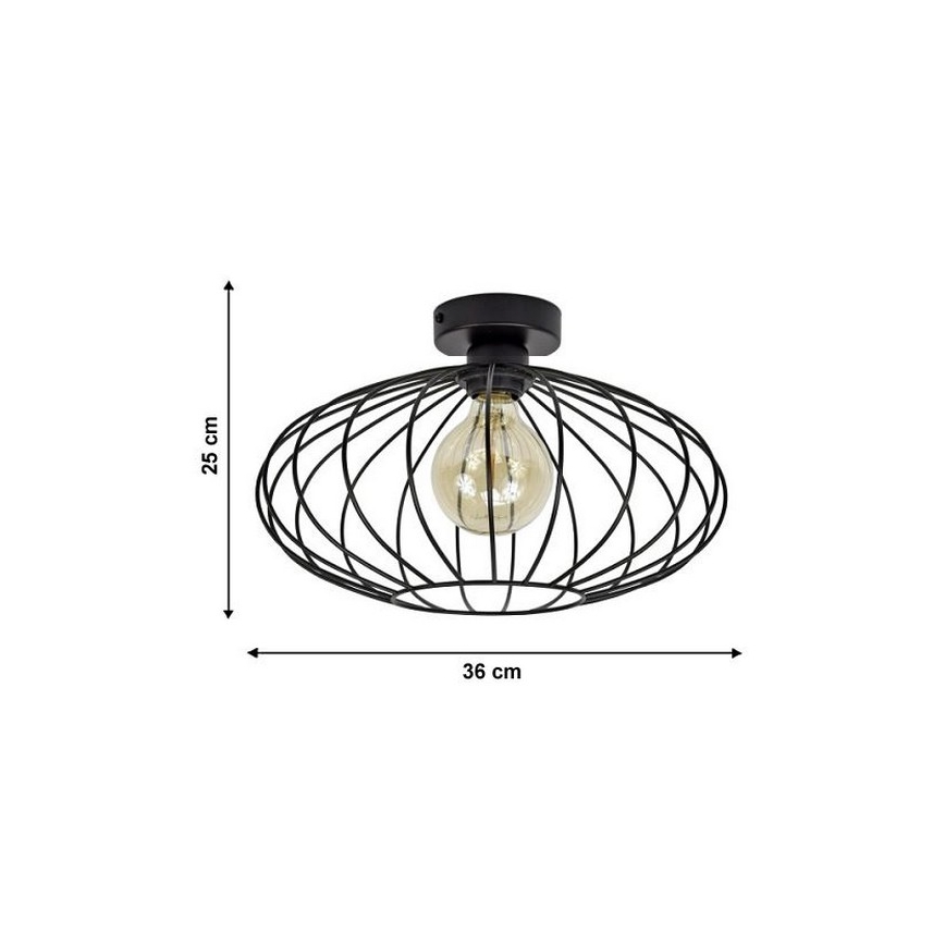 Nadgradni luster EARTH L 1xE27/60W/230V