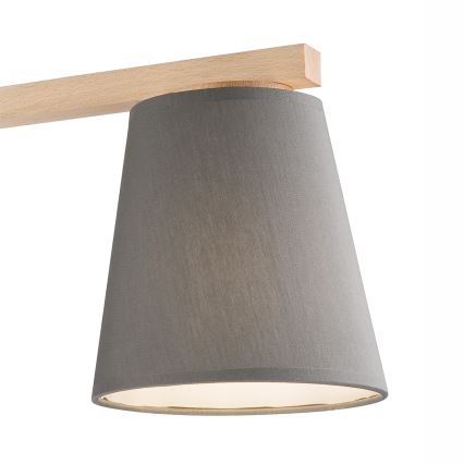 Nadgradni luster ELLIE 3xE27/60W/230V sivo/bukva