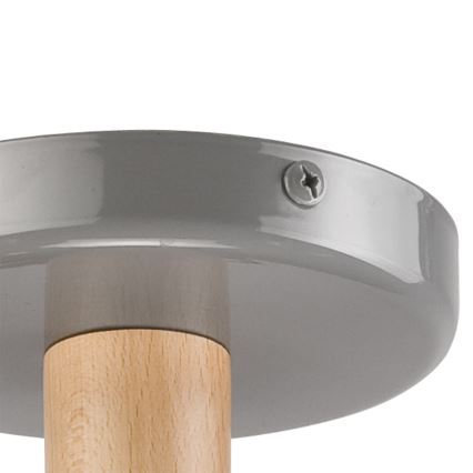 Nadgradni luster ELLIE 3xE27/60W/230V sivo/bukva