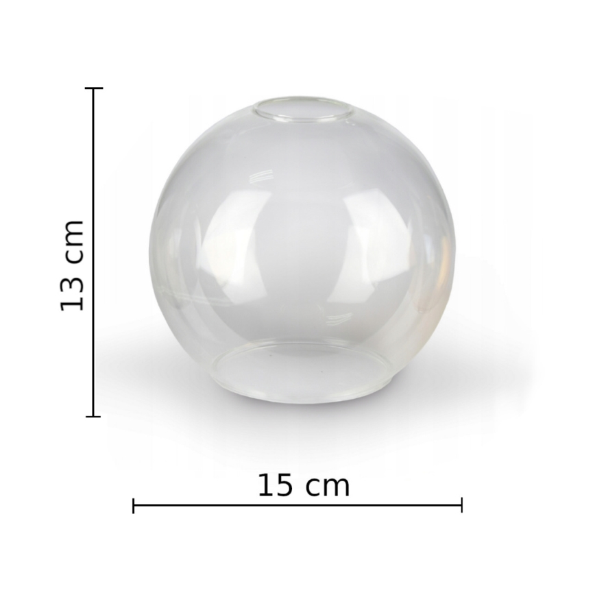 Nadgradni luster EVIE 3xE27/60W/230V crno/prozirna
