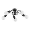 Nadgradni luster FARTA 5xE27/60W/230V crno
