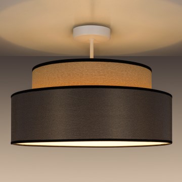 Nadgradni luster GRACE 1xE27/60W/230V bež/braon