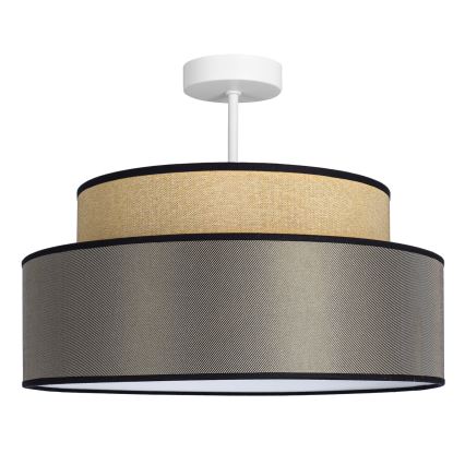 Nadgradni luster GRACE 1xE27/60W/230V bež/braon