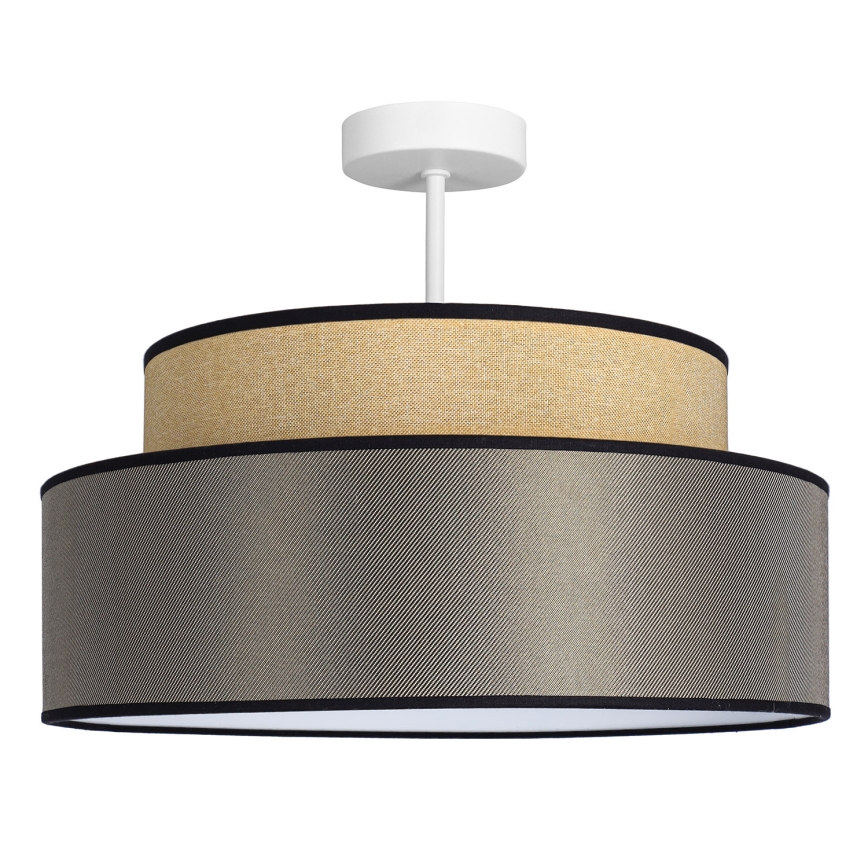 Nadgradni luster GRACE 1xE27/60W/230V bež/braon