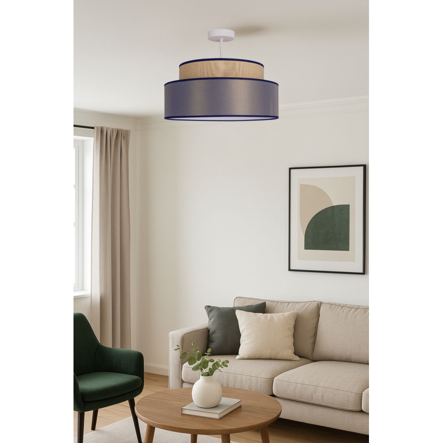 Nadgradni luster GRACE 1xE27/60W/230V bež/braon