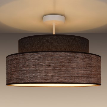 Nadgradni luster GRACE 1xE27/60W/230V braon/bež