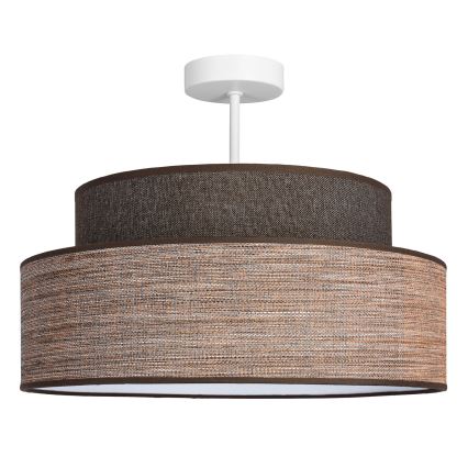 Nadgradni luster GRACE 1xE27/60W/230V braon/bež