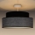 Nadgradni luster GRACE 1xE27/60W/230V crno/sivo