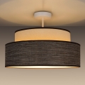 Nadgradni luster GRACE 1xE27/60W/230V kremasta/braon
