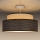 Nadgradni luster GRACE 1xE27/60W/230V kremasta/braon
