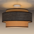 Nadgradni luster GRACE 1xE27/60W/230V kremasta/braon