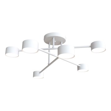 Nadgradni luster HALO 6xGX53/8W/230V bela