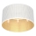 Nadgradni luster LOFT SHADE 3xE27/60W/230V bela/zlatna