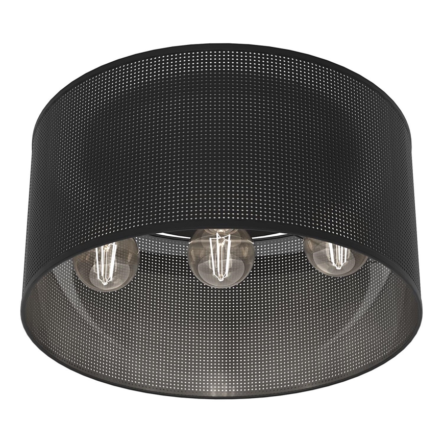 Nadgradni luster LOFT SHADE 3xE27/60W/230V crno