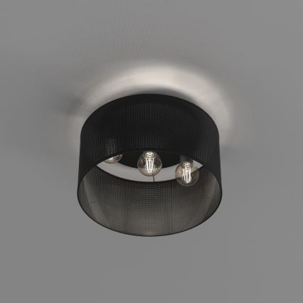 Nadgradni luster LOFT SHADE 3xE27/60W/230V crno