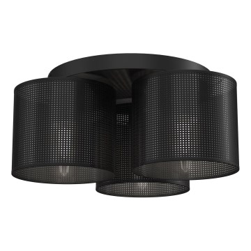 Nadgradni luster LOFT SHADE 3xE27/60W/230V crno