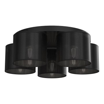 Nadgradni luster LOFT SHADE 5xE27/60W/230V crno