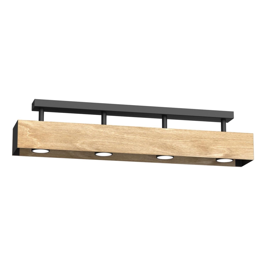 Nadgradni luster MAISON 4xGU10/8W/230V braon/hrast