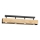 Nadgradni luster MAISON 4xGU10/8W/230V braon/hrast