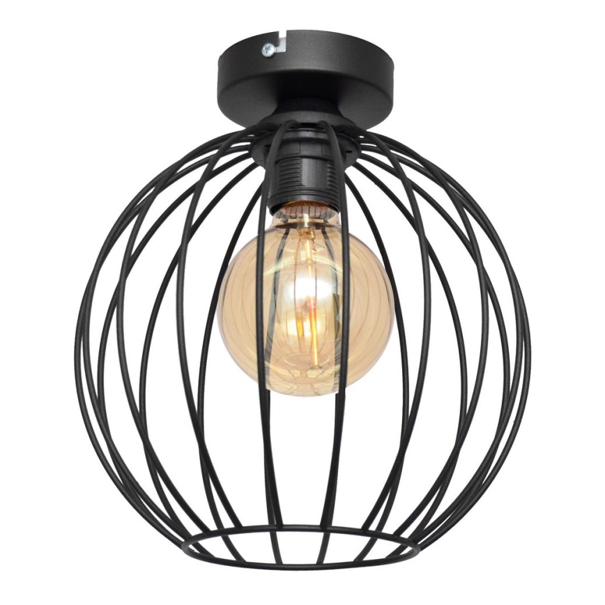 Nadgradni luster MERCURE 1xE27/15W/230V pr. 24 cm crno