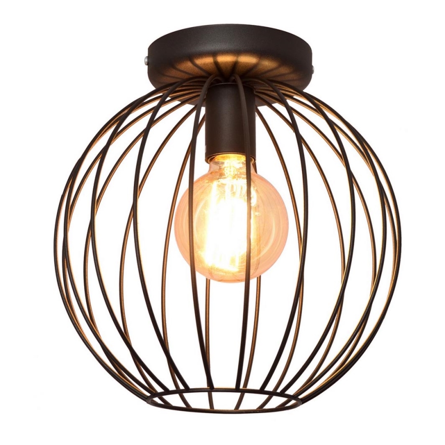 Nadgradni luster MERCURE 1xE27/15W/230V pr. 30 cm crno