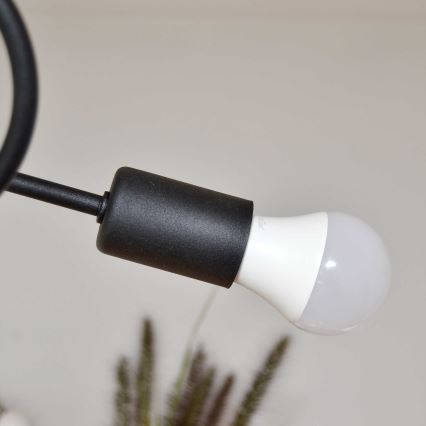 Nadgradni luster OXFORD 4xE27/15W/230V crno/plava
