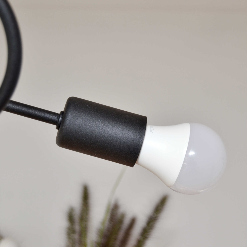 Nadgradni luster OXFORD 4xE27/15W/230V crno/plava