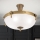 Nadgradni luster ROCCA 4xE27/60W/230V pr. 43 cm bronzana/bela
