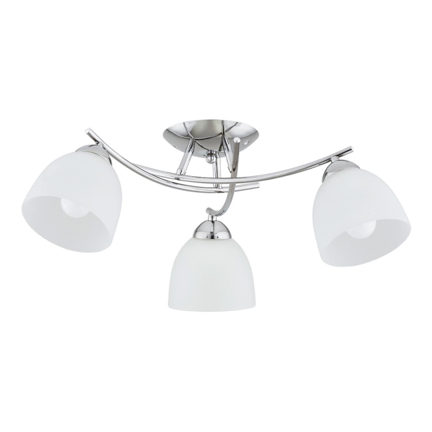 Nadgradni luster SEVA 3xE27/15W/230V sjajni krom