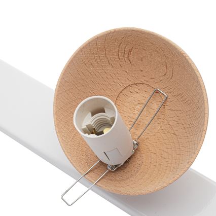 Nadgradni luster SFERA WOOD 3xE14/40W/230V