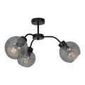 Nadgradni luster SOFIA 3xE27/60W/230V crno
