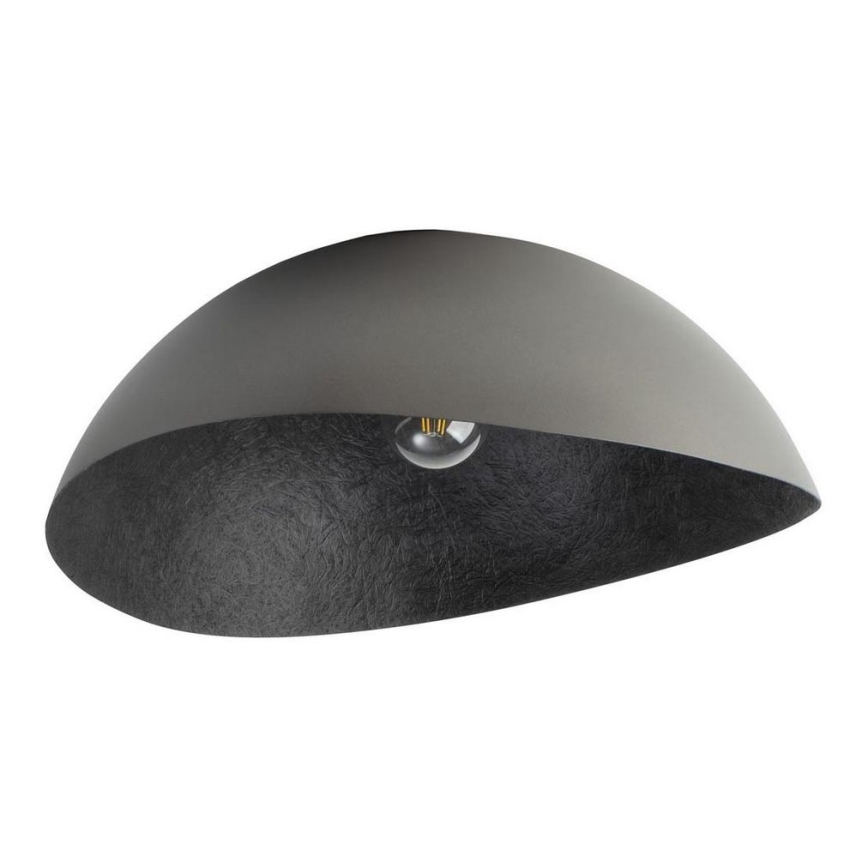 Nadgradni luster SOLARIS 1xE27/60W/230V pr. 48 cm srebrno/crno