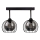 Nadgradni luster SOLO BLACK 2xE27/60W/230V