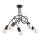 Nadgradni luster TANGO 5xE27/60W/230V crno