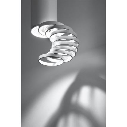 Nadgradni luster TUBA 1xGU10/50W/230V bela