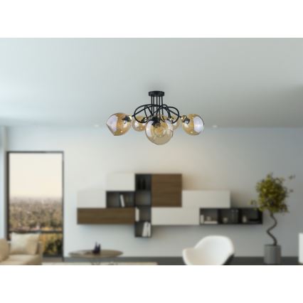Nadgradni luster VENUS GOLD 5xE27/60W/230V